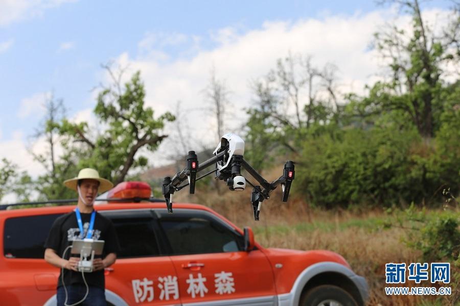 陕西省宁东林业局森林管护用上无人机