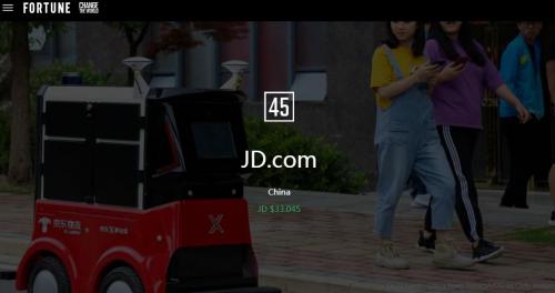 《财富》2018改变世界的57家公司：京东无人机配送引人注目