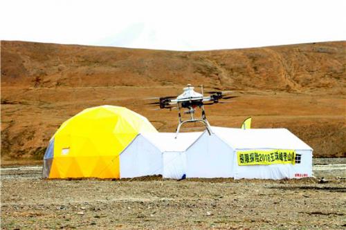 大足：高层消防灭火无人机首次高原极限飞行测试成功