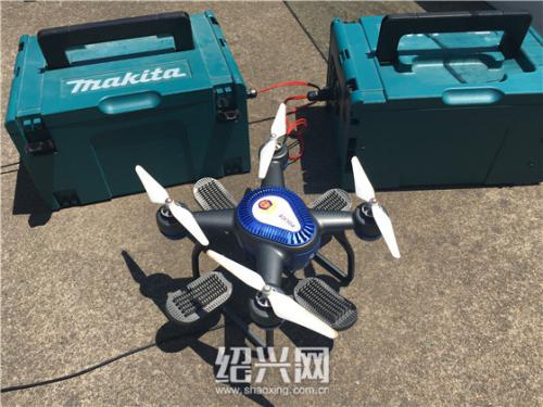 国内首款应急照明无人机在柯桥问世，可一次性悬停5小时，能照亮半个足球场