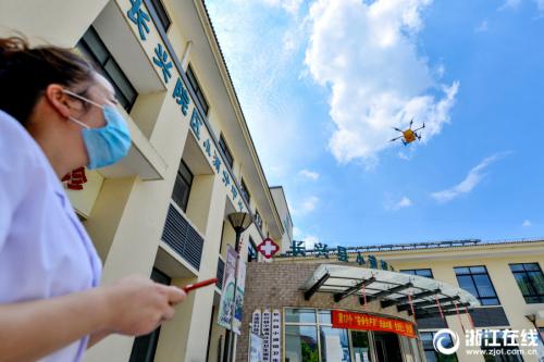 长兴：医疗急救用上无人机