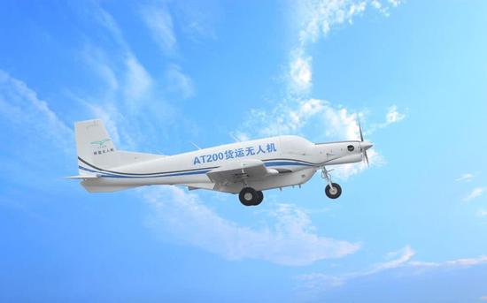 at200货运无人机,从有人机改装过来,消息说原始飞机是新西兰飞机,不是