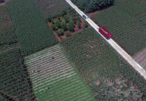 云南寻甸乡村田园风光