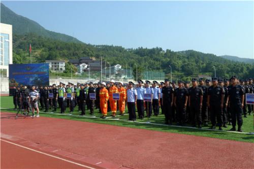 福建省首届警用无人机战法演练掠影