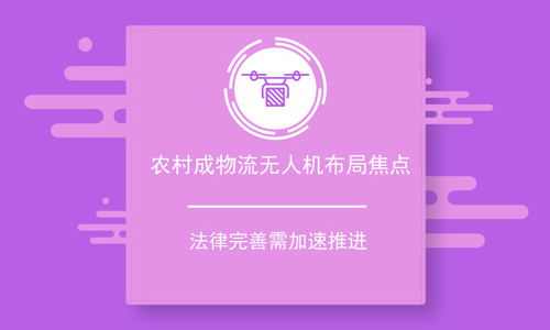 农村成物流无人机布局焦点 法律完善需加速推进