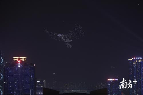 无人机上演“大鹏展翅”！“深圳之夜”惊艳刷屏
