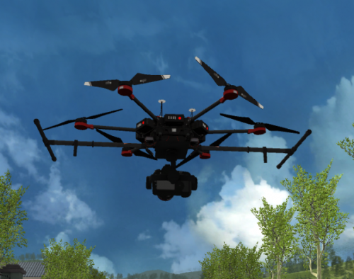 六旋翼无人机在林业调查中的应用虚拟仿真软件