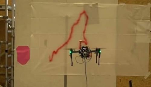 迪士尼研发自主涂鸦无人机 可自行装饰墙壁