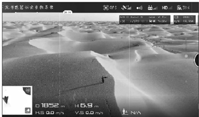 男子在塔克拉玛干沙漠迷路 警察用无人机引路救出