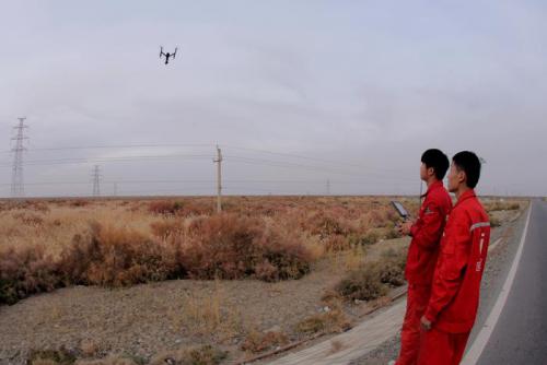 无人机成为巡检“利器”