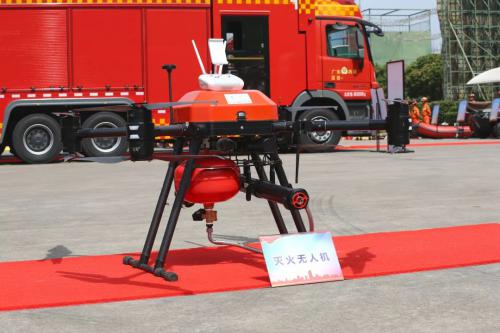 华科尔“凖”灭火无人机闪耀深圳大亚湾消防装备演习大会