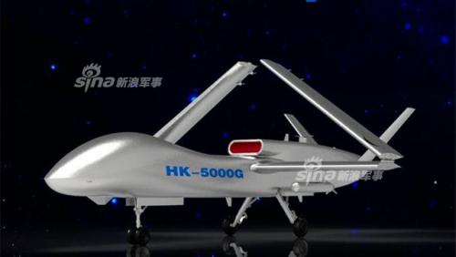 将登中国航母？国产折叠翼舰载无人机震撼亮相