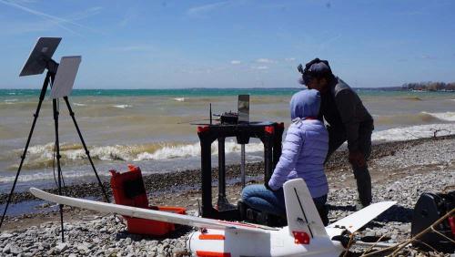 固定翼无人机完全防水，水上降落无难度