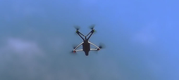 Multicopter Drone in mission