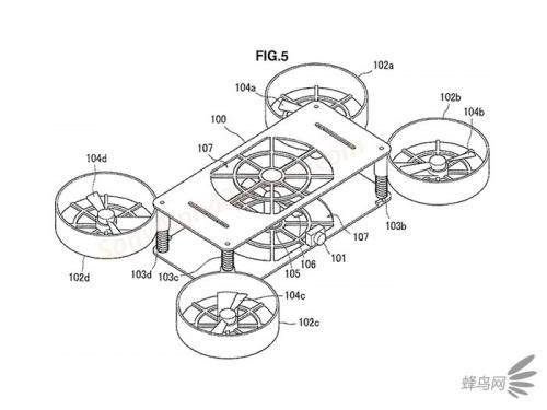 四轴可折叠设计 索尼两款无人机外观曝光