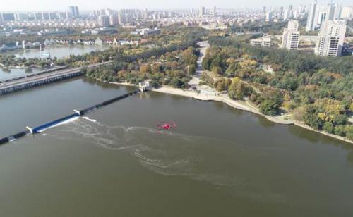 寿光：无人机巡河常态化 搭建大数据管理系统