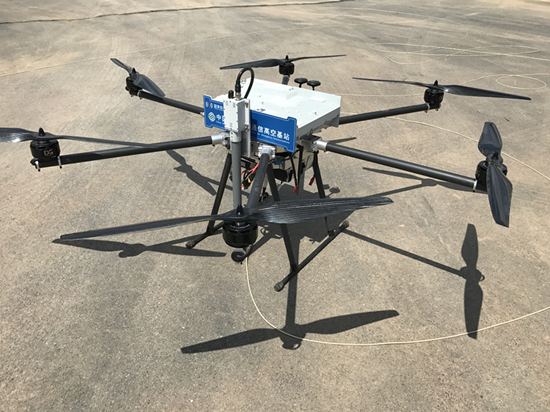 南通电信用无人机搭载基站