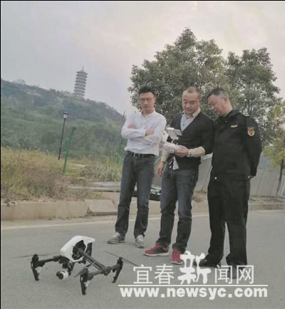 宜春市首次采用无人机巡查秸秆禁烧