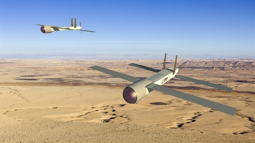 “蓝鹭”系列折叠翼筒式发射无人系统