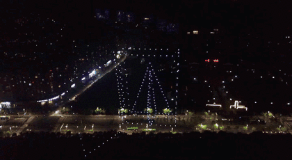 重磅预告！无人机灯光秀将在海口万绿园首次亮相