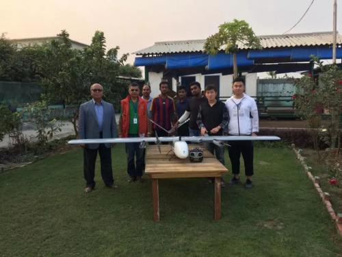 天途无人机翱翔在印度天际