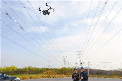 无人机巡线保供电