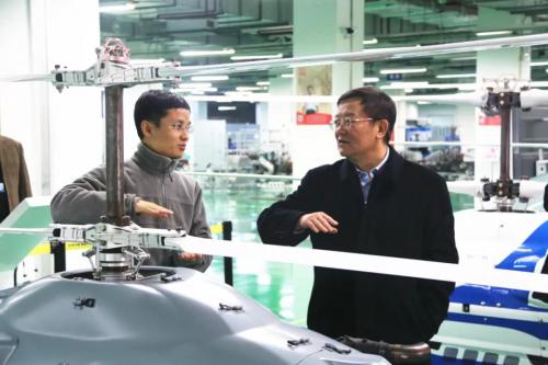 中央统战部副部长徐乐江一行到中航智调研