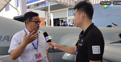 无人机网在珠海航展现场采访北航无人机 