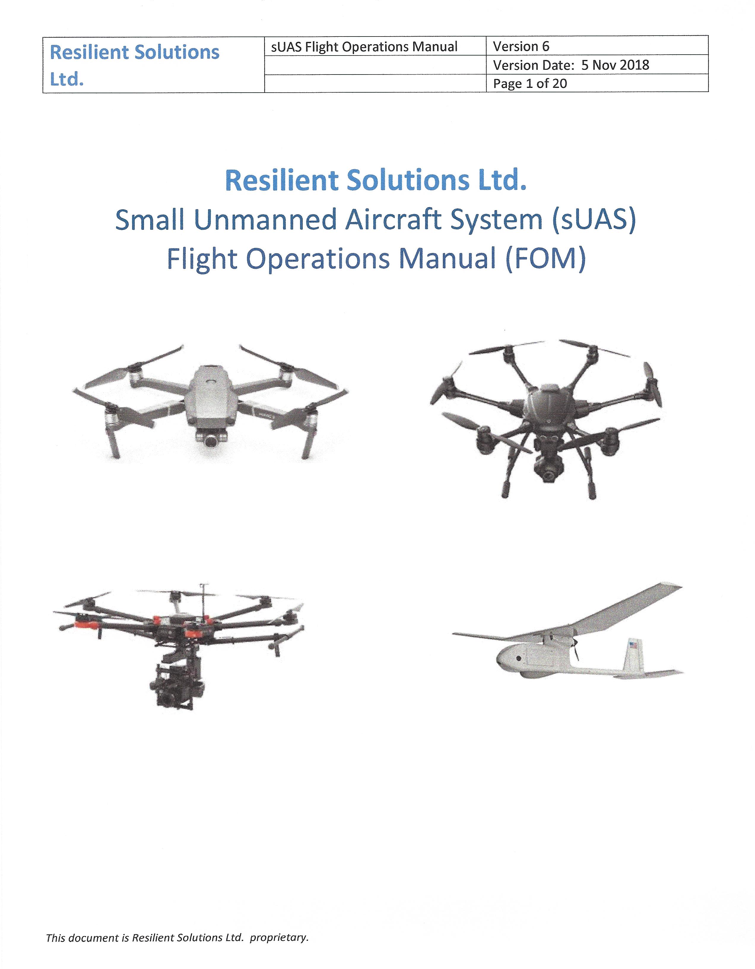 Unmanned Aircraft Systems (UAS)