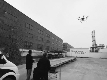 出动无人机检查重点化工企业