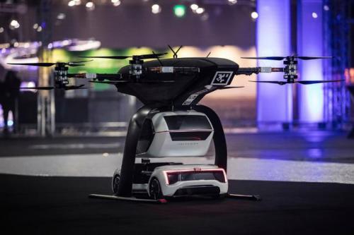 奥迪搞大事，未来感爆棚的陆空两栖Texi，十年内能量产？