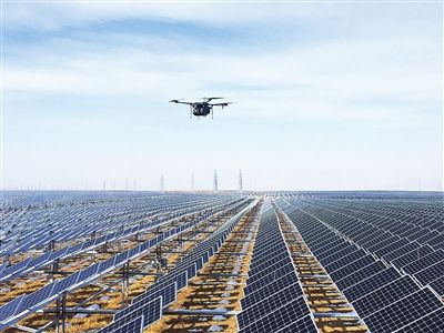 东方能源（河北公司）保定公司开展无人机清扫试验