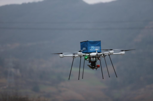 中通最新油电混合无人机在陕西完成首飞