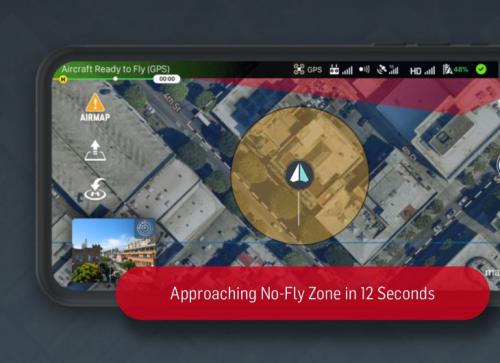 AirMap无人机移动应用软件增添实时地理围栏警告功能