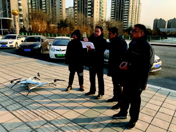 潍坊城管启用无人机取证