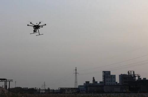 贵安环保局利用无人机开展生态环境保护日常监察