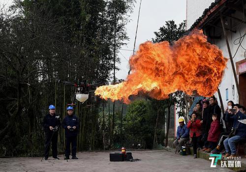 【图集】厉害了!电力工人用无人机清除马蜂窝