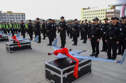 广东公安举行春运安保战时动员，向13个地市配发警用无人机