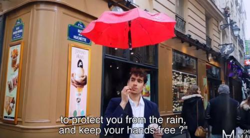 不用手撑的自动悬浮雨伞？老外这个设计厉害了！ 