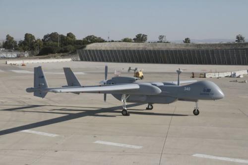 德国“苍鹭”TP无人机机组人员在以色列接受训练