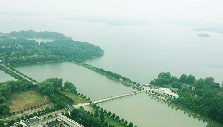 无人机巡查为合肥两大水库“体检”