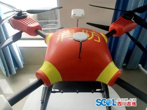 “泸州造”消防系留无人机首度亮相 已斩获上海订单