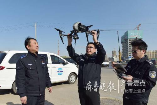 济南首次！扬尘渣土治理用上了无人机