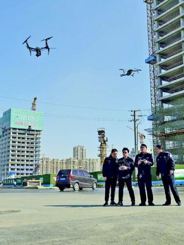 历下扬尘渣土治理用上无人机