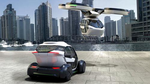 法国推出空中“飞的”，轻轻松松上天下地，再也不怕堵车了 