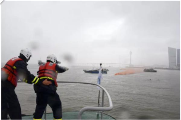 智璟无人机助力澳门海上救援演习