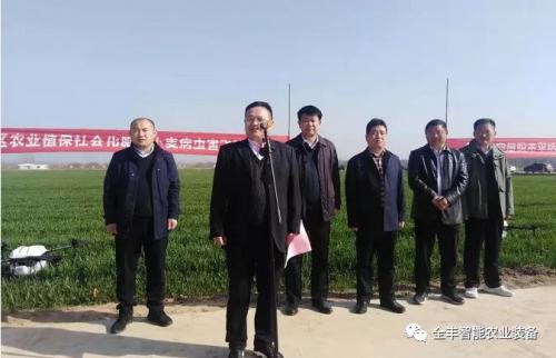 信阳平桥区28万亩小麦病虫害防治---打响标普农业2019年统防统治第一枪