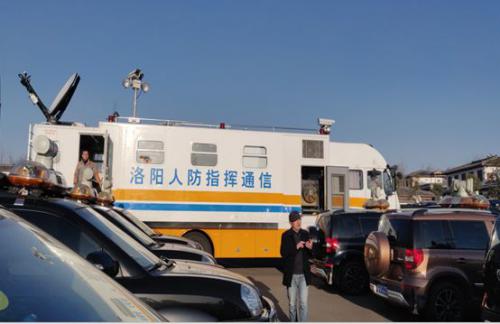 慧明捷无人机和4GLTE空地联动系统助力河南全省人防开训动员大会