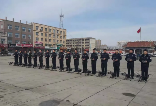 哈尔滨巴彦公安启动“智慧新警务”警用无人机