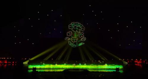 “千灯星影” 无人机表演烂漫绽放“最美油菜花海”！